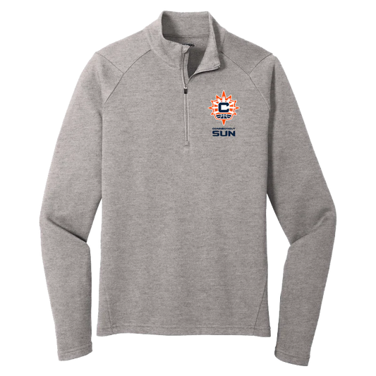 CT Sun Logo 1/4 Zip Sweatshirt