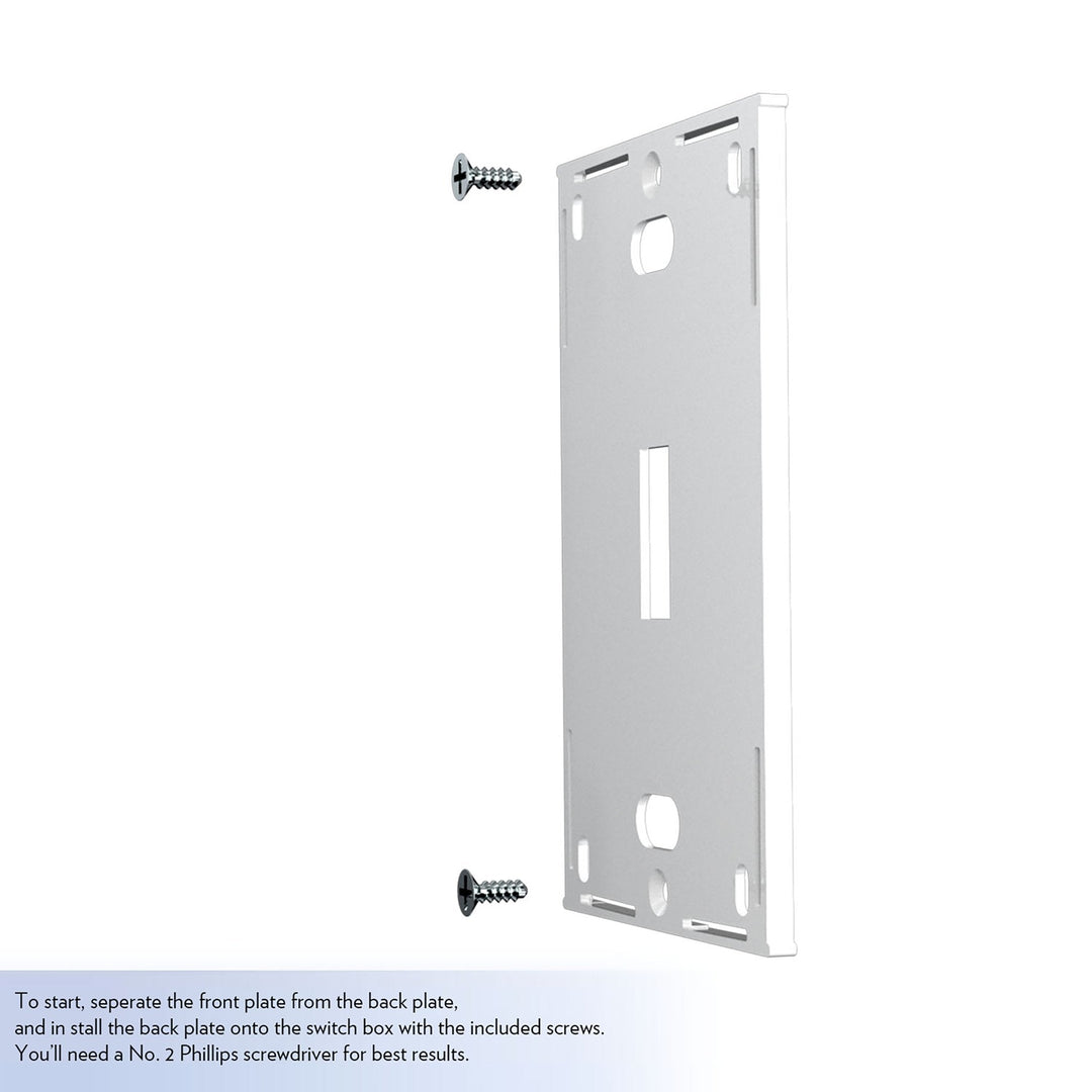 Connecticut Sun Solid Hidden-Screw Light Switch Plate