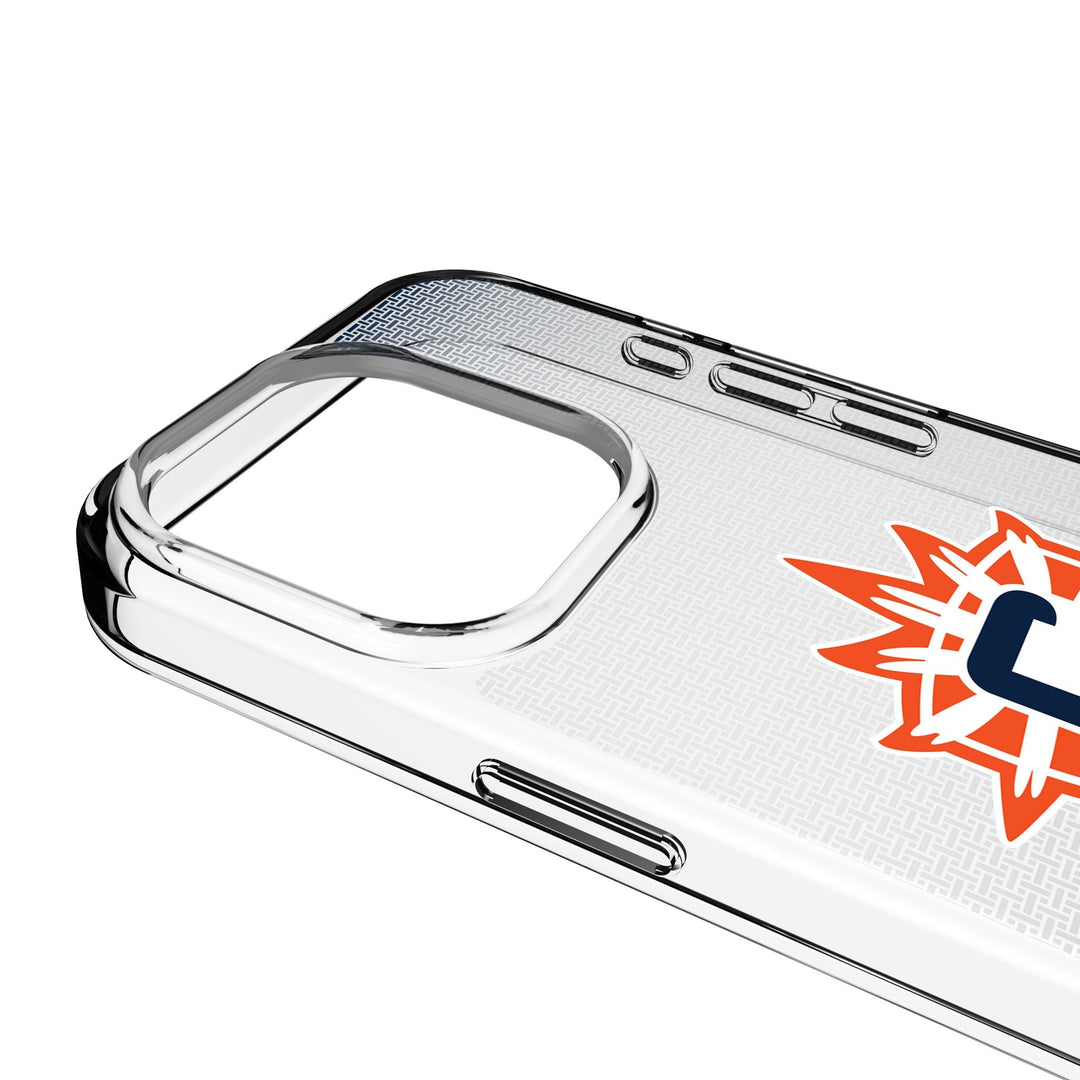 Connecticut Sun Linen Clear Phone Case for Apple iPhone