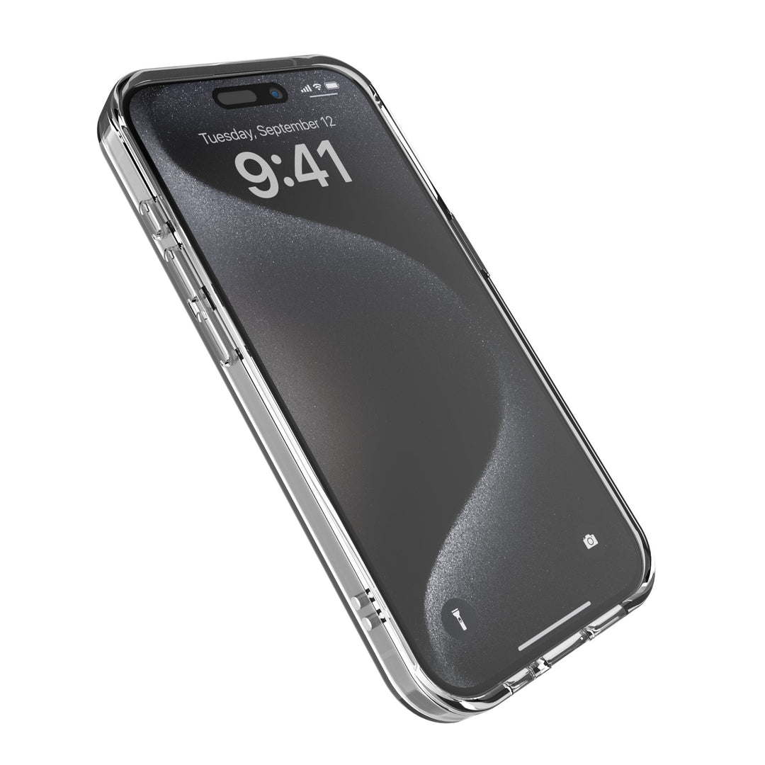 Connecticut Sun Linen Clear Phone Case for Apple iPhone