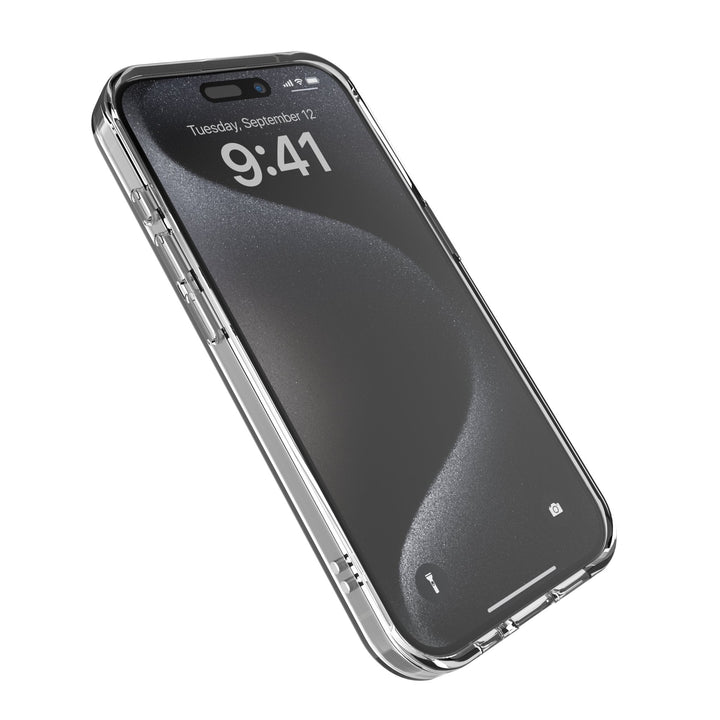 Connecticut Sun Linen Clear Phone Case for Apple iPhone