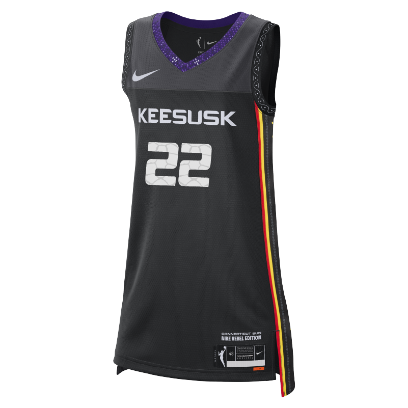 Connecticut Sun Nike Rebel Jersey - Saniya Rivers – Connecticut