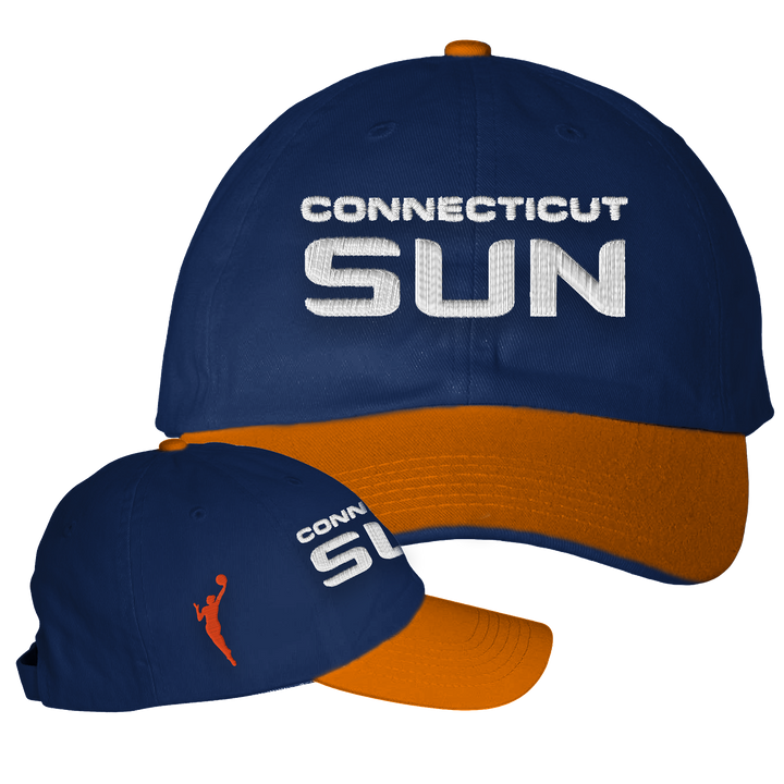 Navy and Orange Dual Tone Hat