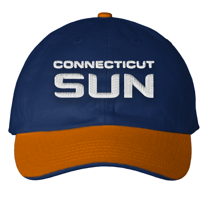 Navy and Orange Dual Tone Hat