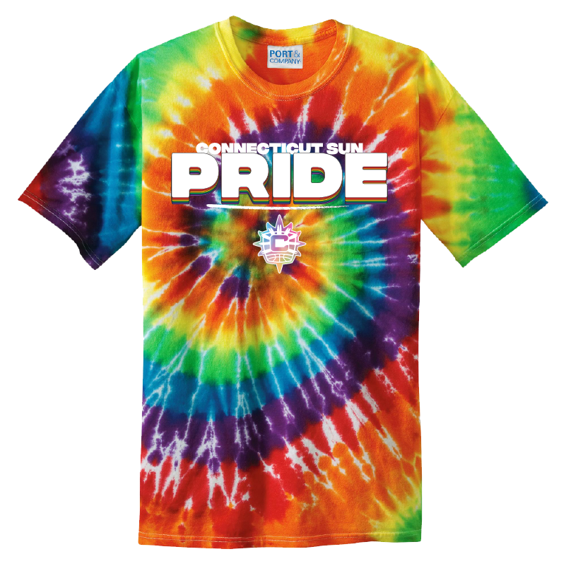 Connecticut Sun Pride Tie Dye T-Shirt