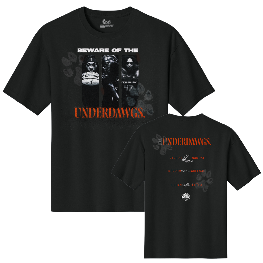 Connecticut Sun The Underdawgs T-Shirt - Rivers, Morrow & Lecan
