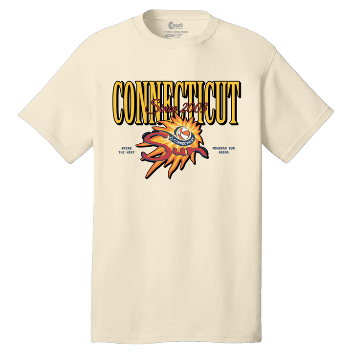 Connecticut Throwback Sun Logo T-Shirt