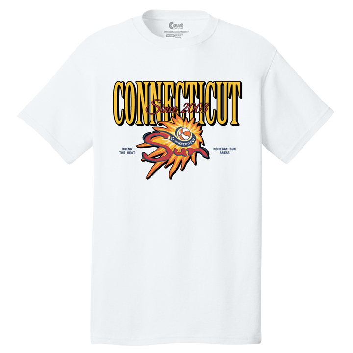 Connecticut Throwback Sun Logo T-Shirt