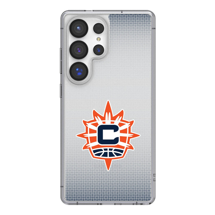 Connecticut Sun Linen Clear Phone Case for Samsung Galaxy
