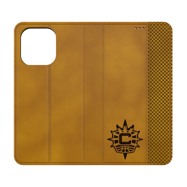 Connecticut Sun Burn Folio Phone Case for Apple iPhone