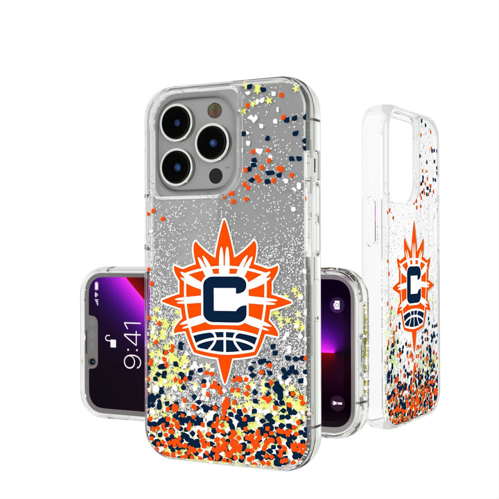 Connecticut Sun Confetti Glitter Phone Case