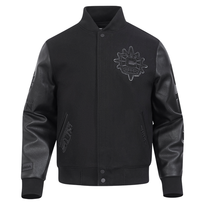 Pro Standard x Sun Triple Black Varsity Jacket