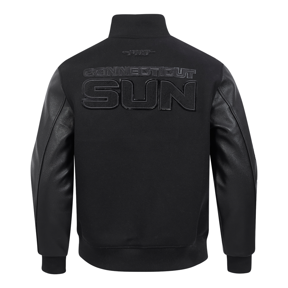 Pro Standard x Sun Triple Black Varsity Jacket