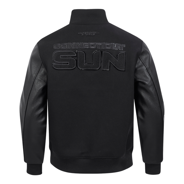 Pro Standard x Sun Triple Black Varsity Jacket