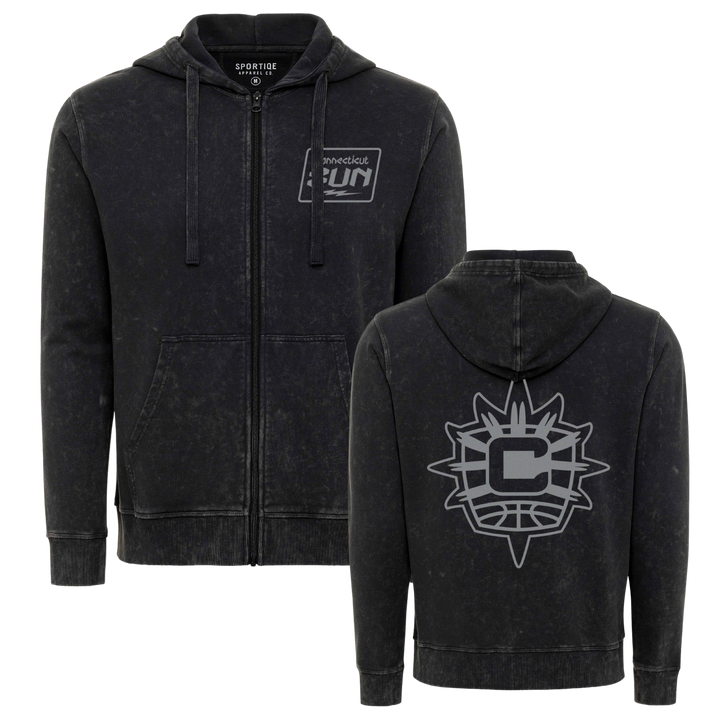 Sportiqe x Sun Vintage Full Zip Hoodie